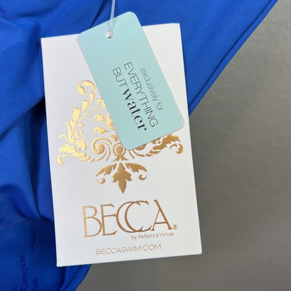 NWT Becca Swim Bottoms High Waist Side Tie Medium - Picture 7 of 9